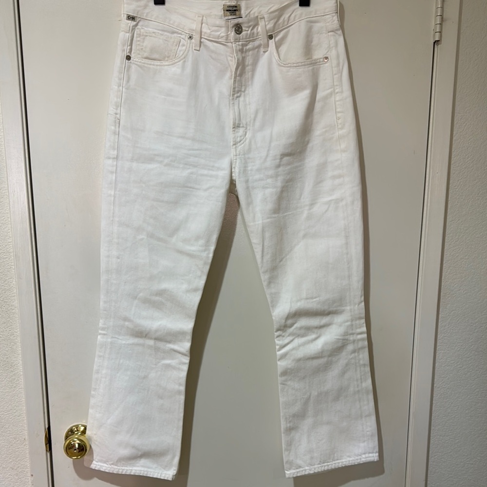 Citizens Of Humanity Estela high rise ankle white Denim Jeans size 30